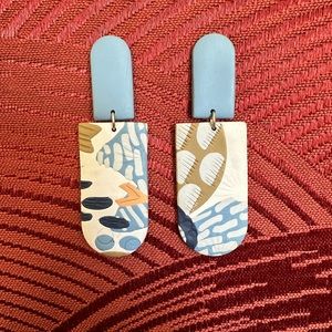 Polymer clay earrings